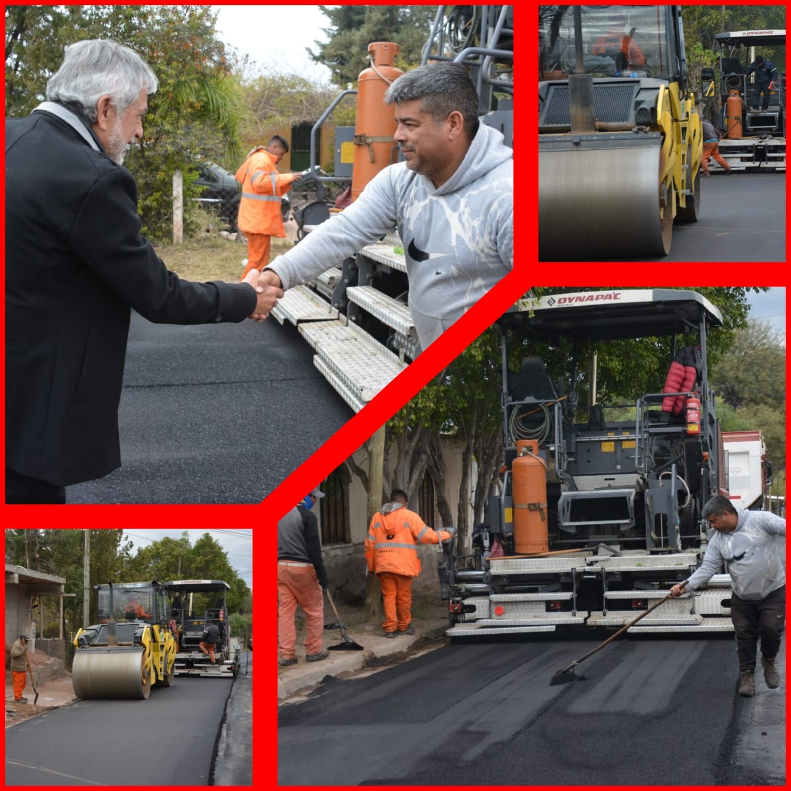 EL INTENDENTE CONSTATÓ EL AVANCE DE OBRA EN LA ZONA OESTE