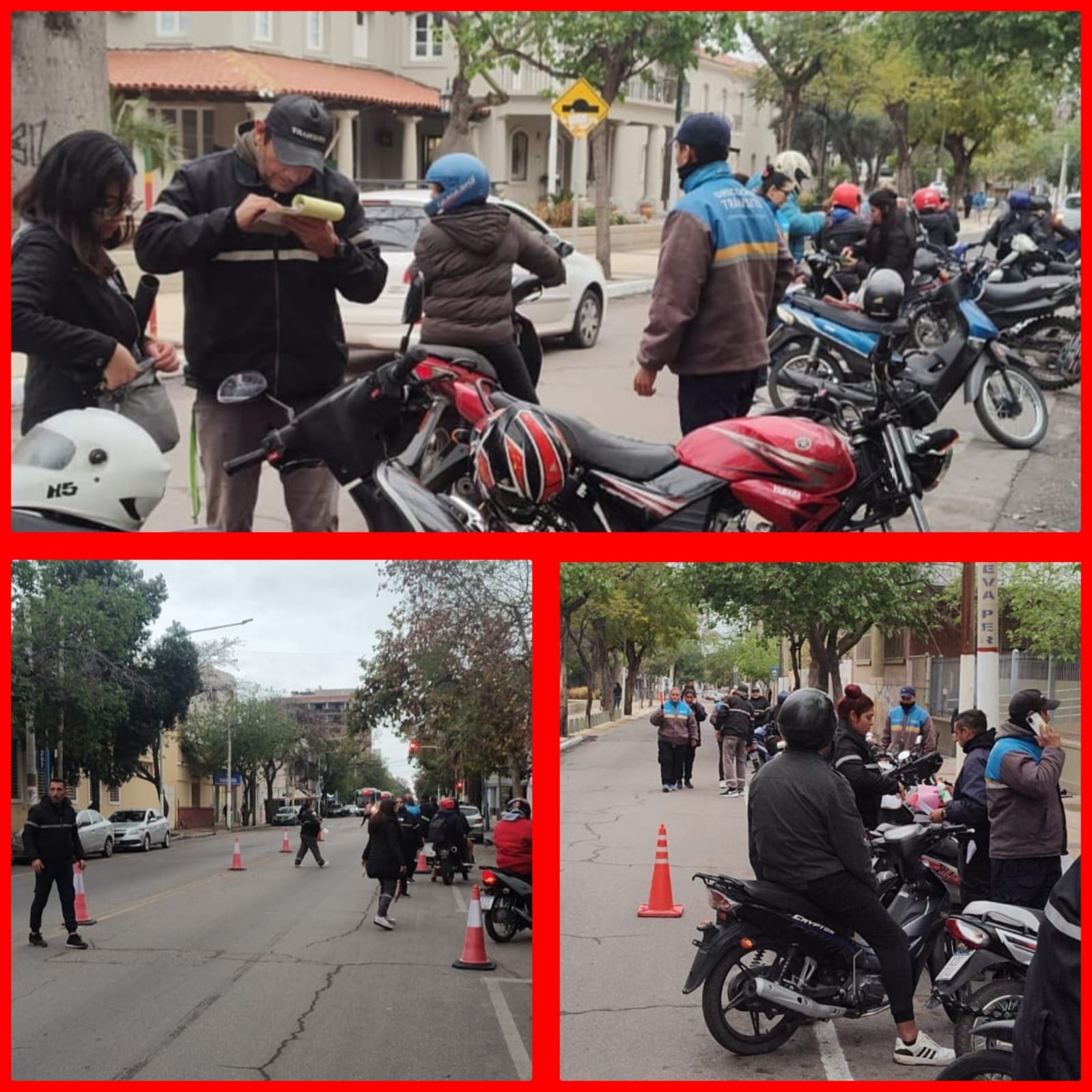 MÁS DE 100 MOTOS RETENIDAS POR RUIDOS MOLESTOS, FALTA DE CASCO Y LUCES REGLAMENTARIAS