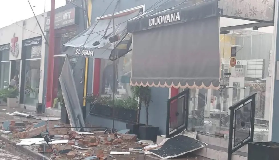 Temporal de granizo en Jujuy: destrozos