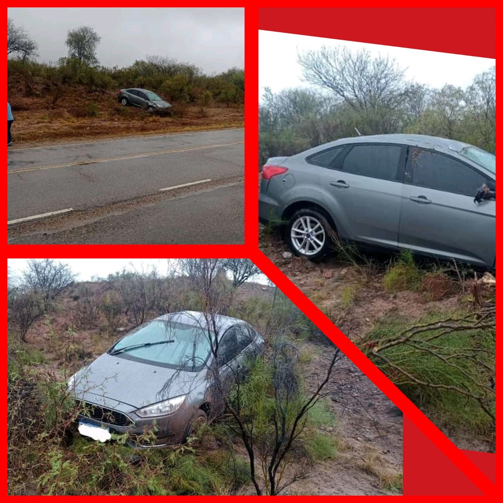 PORTEZUELO: Accidente de tránsito por ruta N°29 a la altura de Ilisca