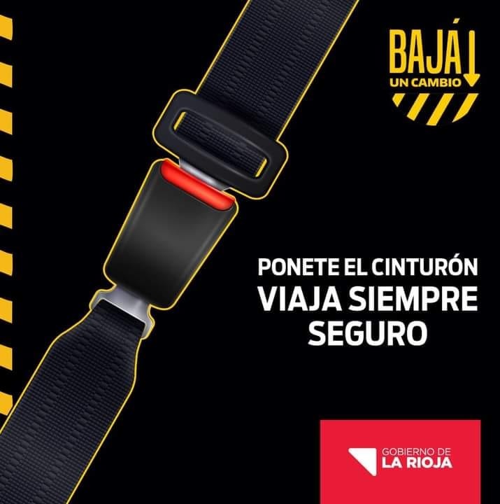 Ministerio de Seguridad, Justicia y Derechos Humanos de La Rioja: El uso del cinturón de seguridad salva vidas