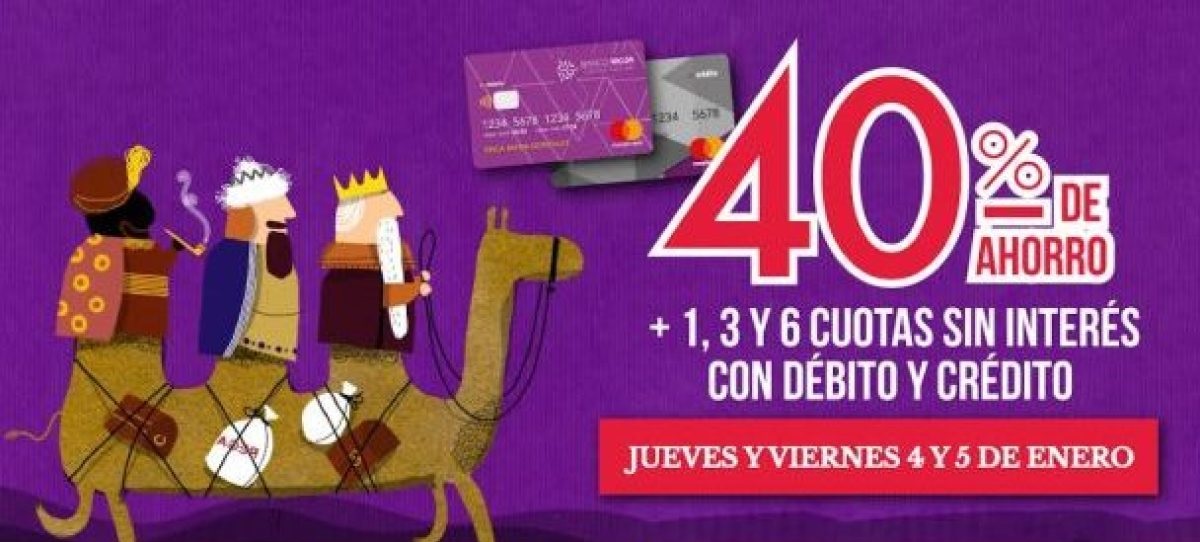 TE SUPER BANCO RIOJA REYES: LANZÓ AHORRAS HASTA 40% EN COMPRAS
