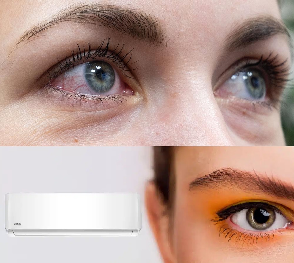 ¿Por qué me pican los ojos con el aire acondicionado?