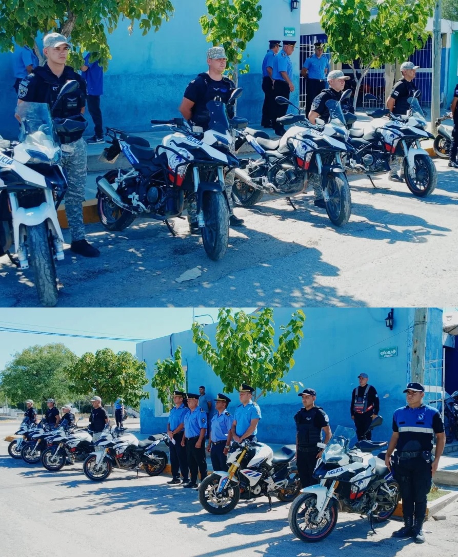 La Unidad Regional de Chepes recibió seis motocicletas nuevas