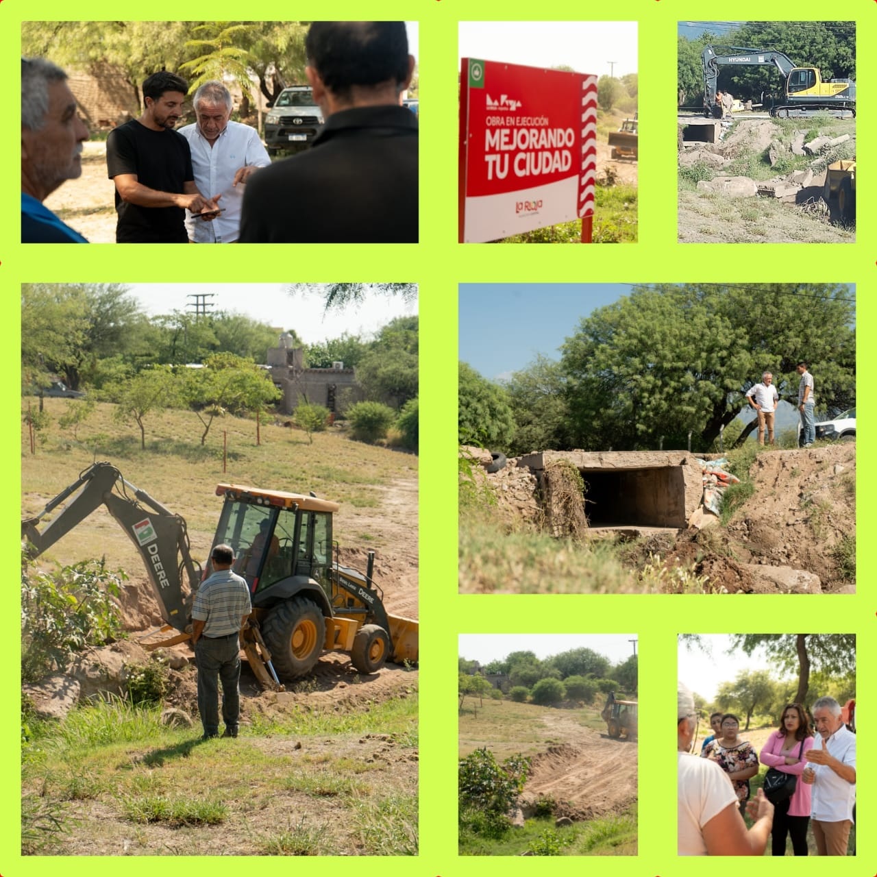 BARRIO LOS NARANJOS: EL MUNICIPIO INICIO OBRAS EN VIAS DE INGRESOS 