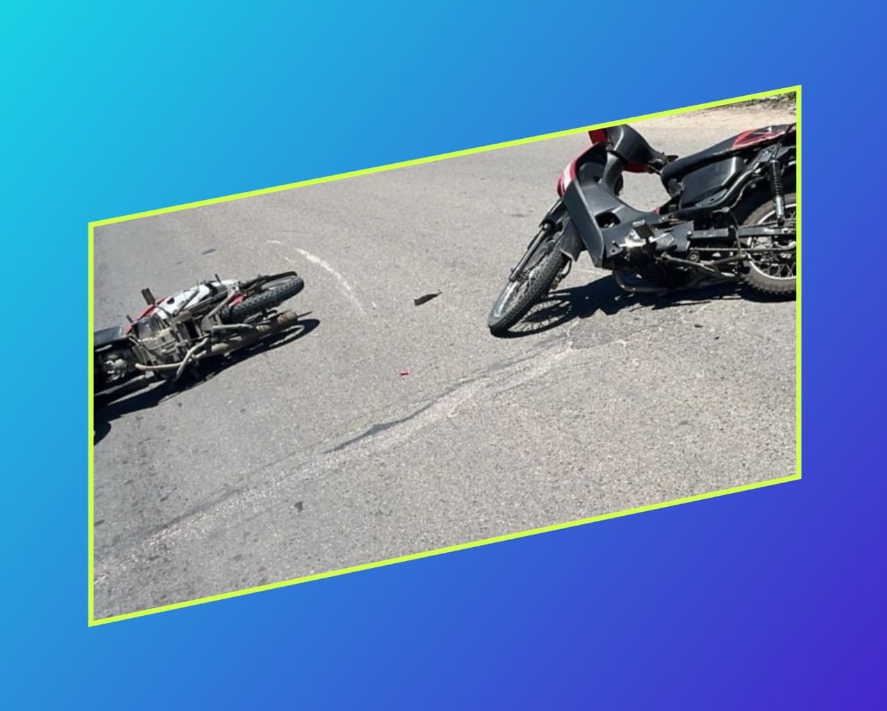 CHILECITO: Choque entre dos motocicletas en Ruta Provincial N° 14