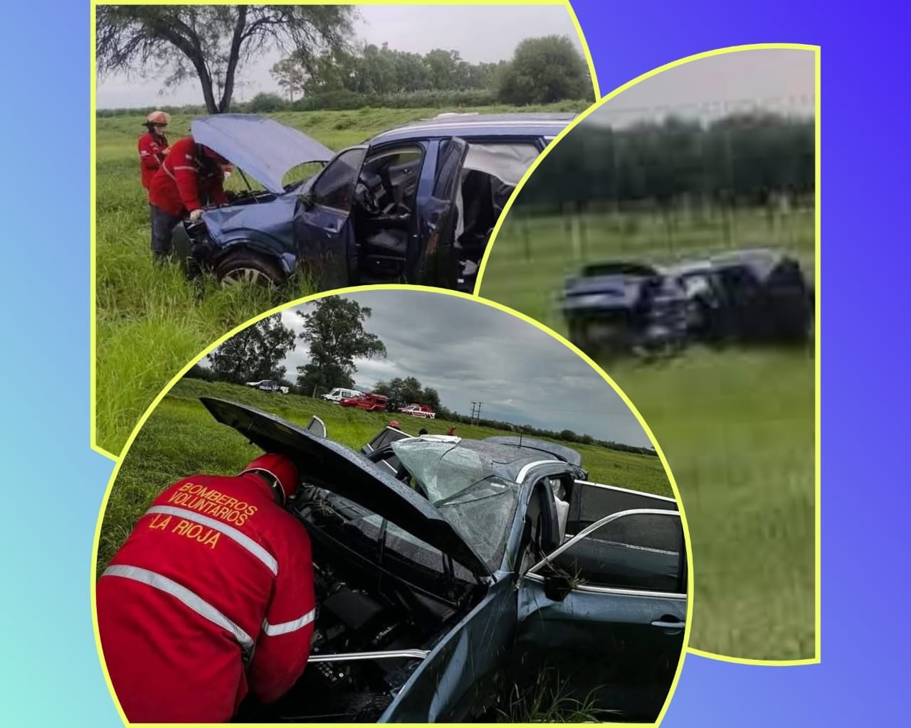 GRAVE SINIESTRO VIAL EN RUTA 38: DOS OCUPANTES RESCATADOS TRAS UN VIOLENTO VUELCO