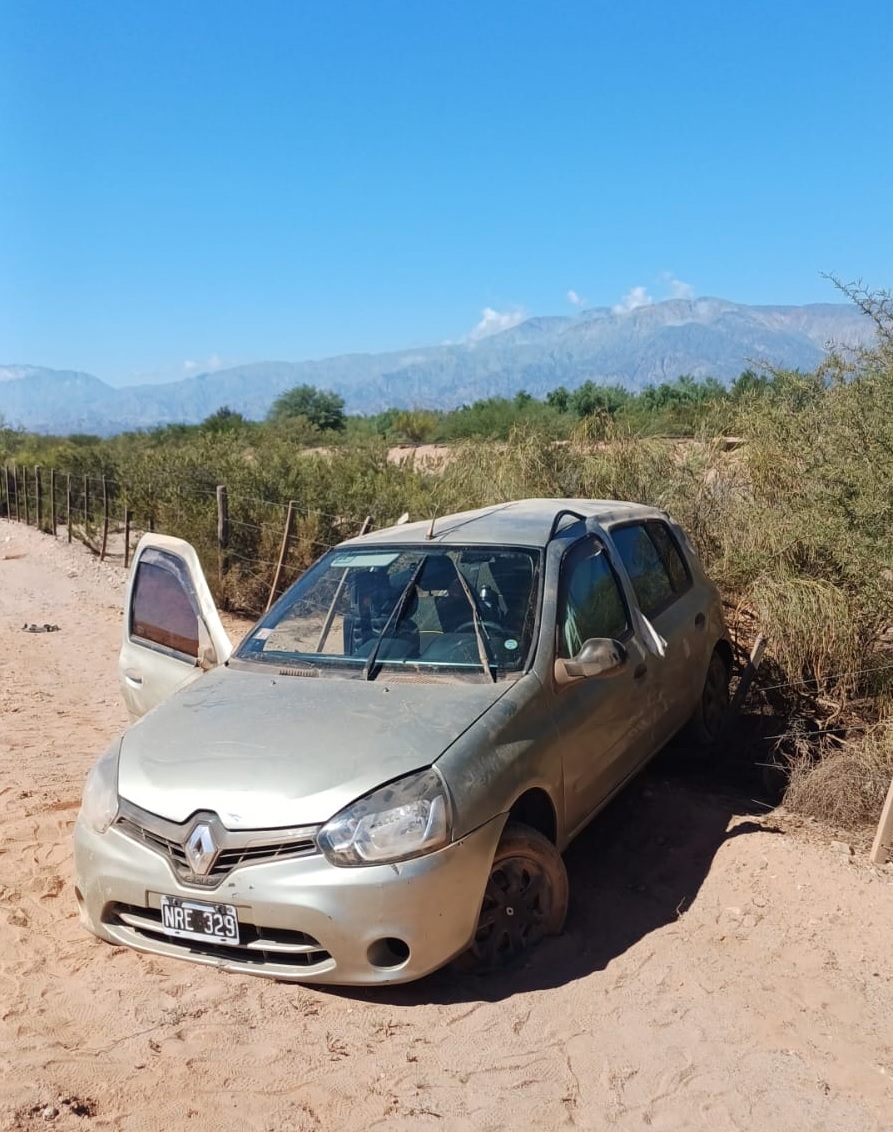 VICHIGASTA: Un siniestro vial tipo vuelco