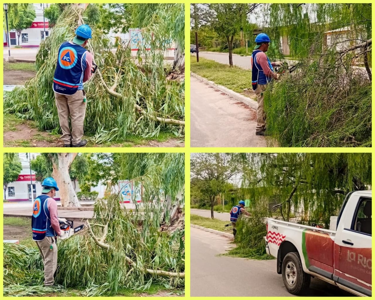 TRAS LAS INTENSAS LLUVIAS, EL MUNICIPIO TRABAJA EN LAS ZONAS AFECTADAS