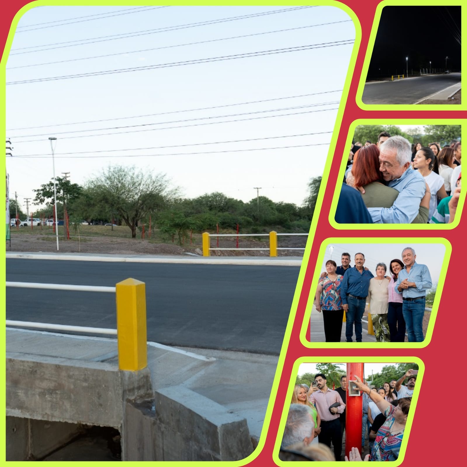 EL MUNICIPIO HABILITÓ EL PASO DEL NUEVO PUENTE EN EL BARRIO LOS NARANJOS 