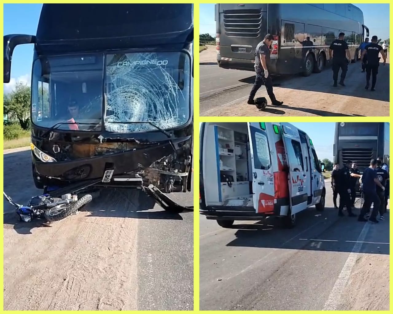 DOLOR Y CONMOCIÓN POR EL FALLECIMIENTO DE LUCIANO ARIAS PAREDES , VÍCTIMA DE EL SINIESTRO VIAL EN RUTA 38