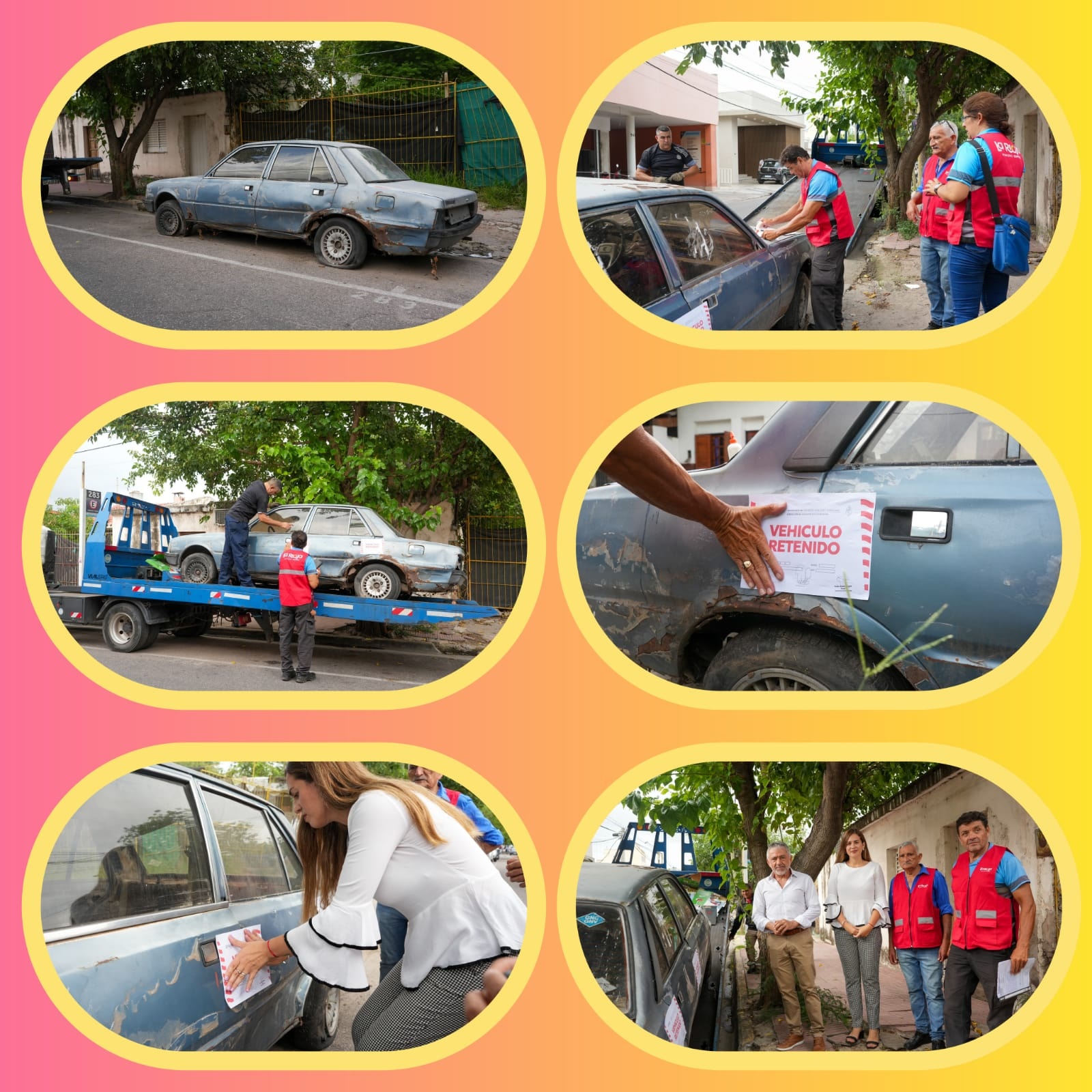 EL MUNICIPIO REMUEVE AUTOS ABANDONADOS EN EL CENTRO 