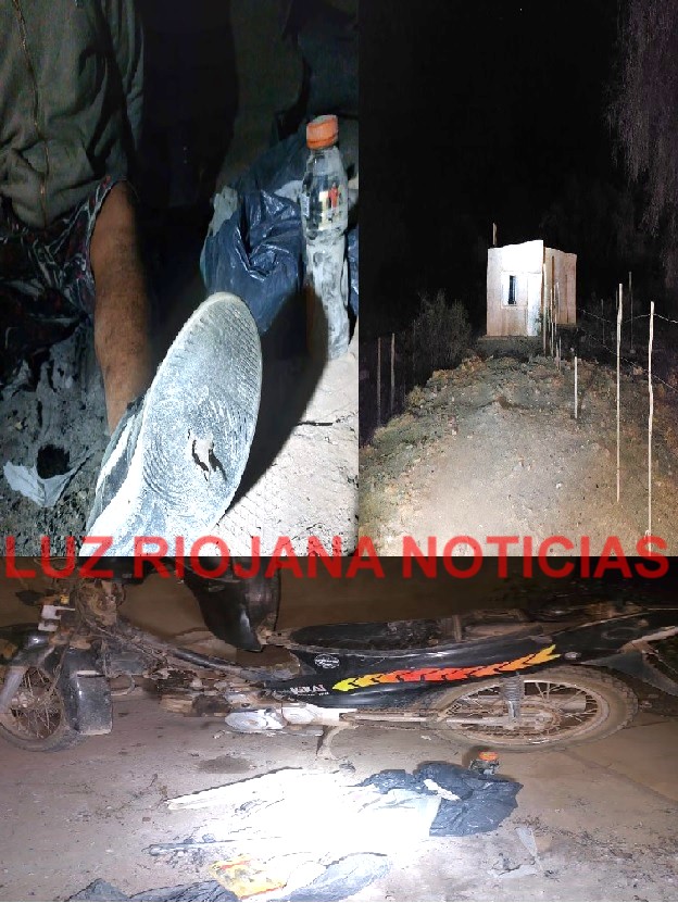 ANGUINAN: JOVEN DELINCUENTE ROBO UNA MOTO EN EL ACTO LA DESARMO Y QUEDO DETENIDO