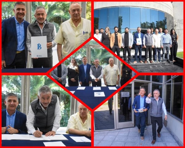 El se&ntilde;or Intendente Armando Molina  firmaron un importante convenio  junto a la FUNDACI&Oacute;N H. A. BARCEL&Oacute;  con el objetivo de IMPULSAR ACCIONES en conjunto