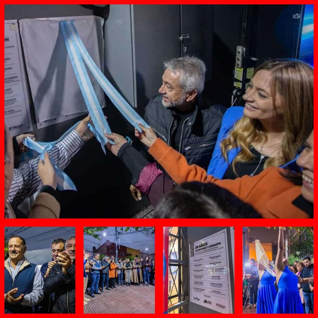 Quintela participó en el 38° aniversario de Radio Municipal