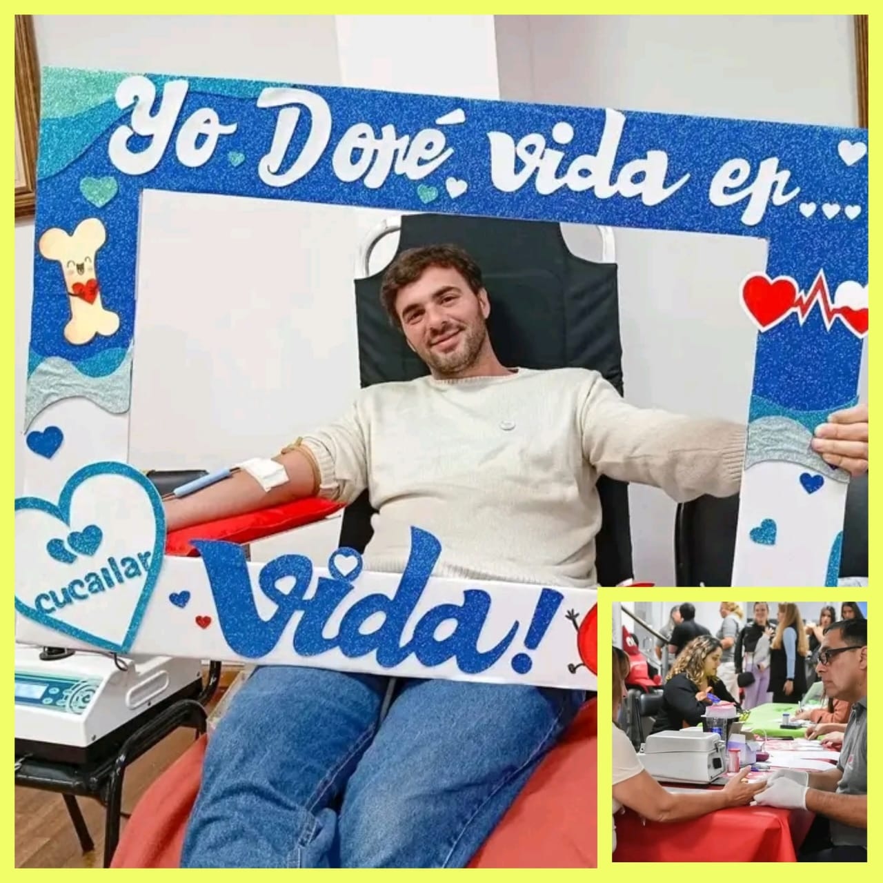 Diputado Provincial Dr. Juan Carlos Santander donó sangra💉
