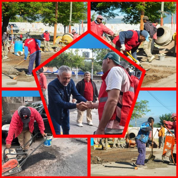 EL MUNICIPIO  AVANZA CON EL  BACHEO EN BARRIOS DE LA CIUDAD 