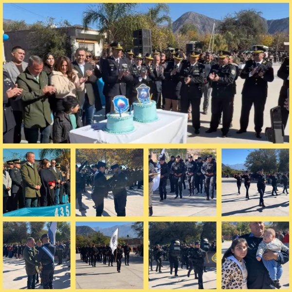 En el D&iacute;a de la Polic&iacute;a de la Provincia, Sa&ntilde;ogasta fue el punto de encuentro para celebrar el trabajo de todo el personal de la Regional II de Polic&iacute;a Chilecito