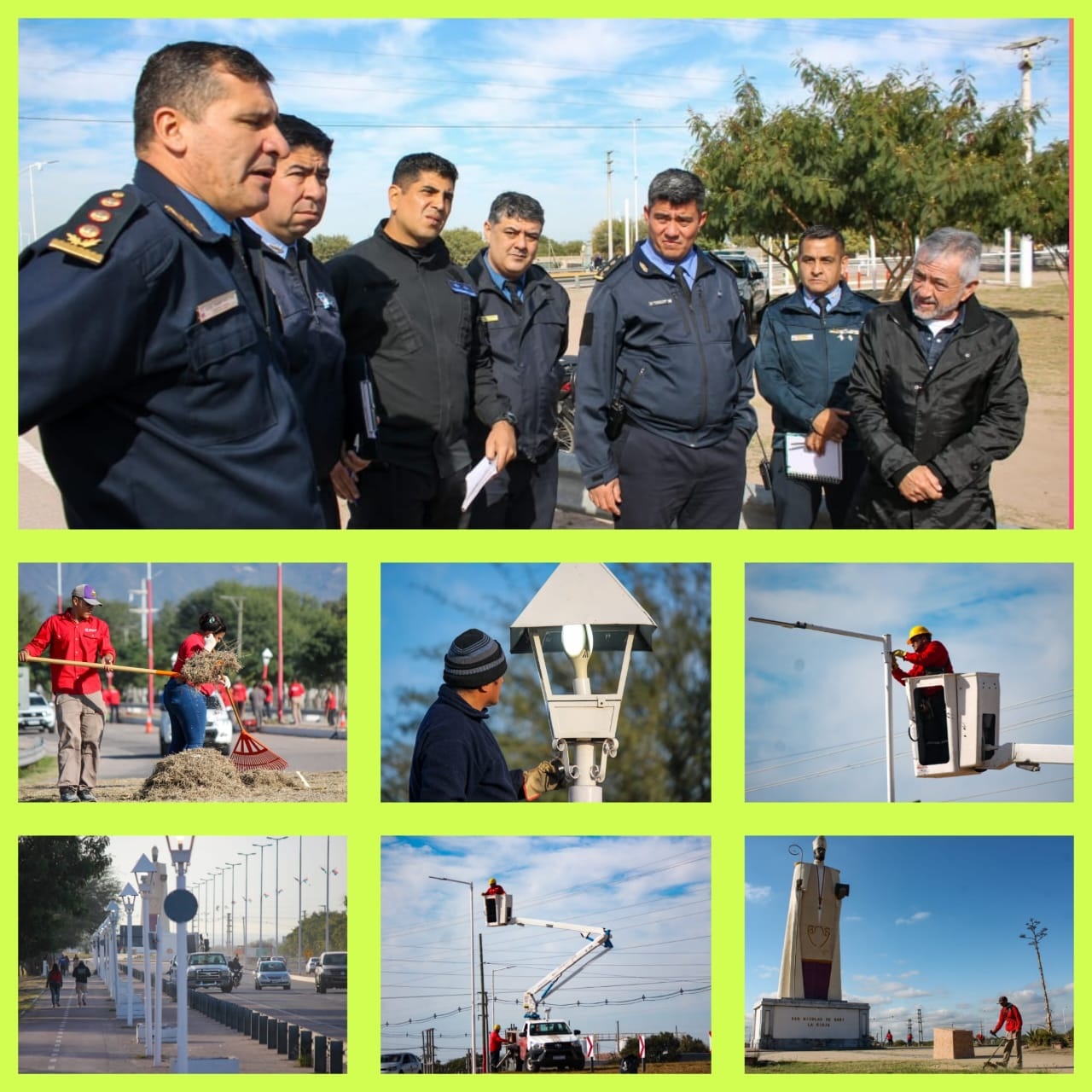 El Municipio inaugurará esta tarde la obra de iluminación en el cruce de las rutas 38 y 75