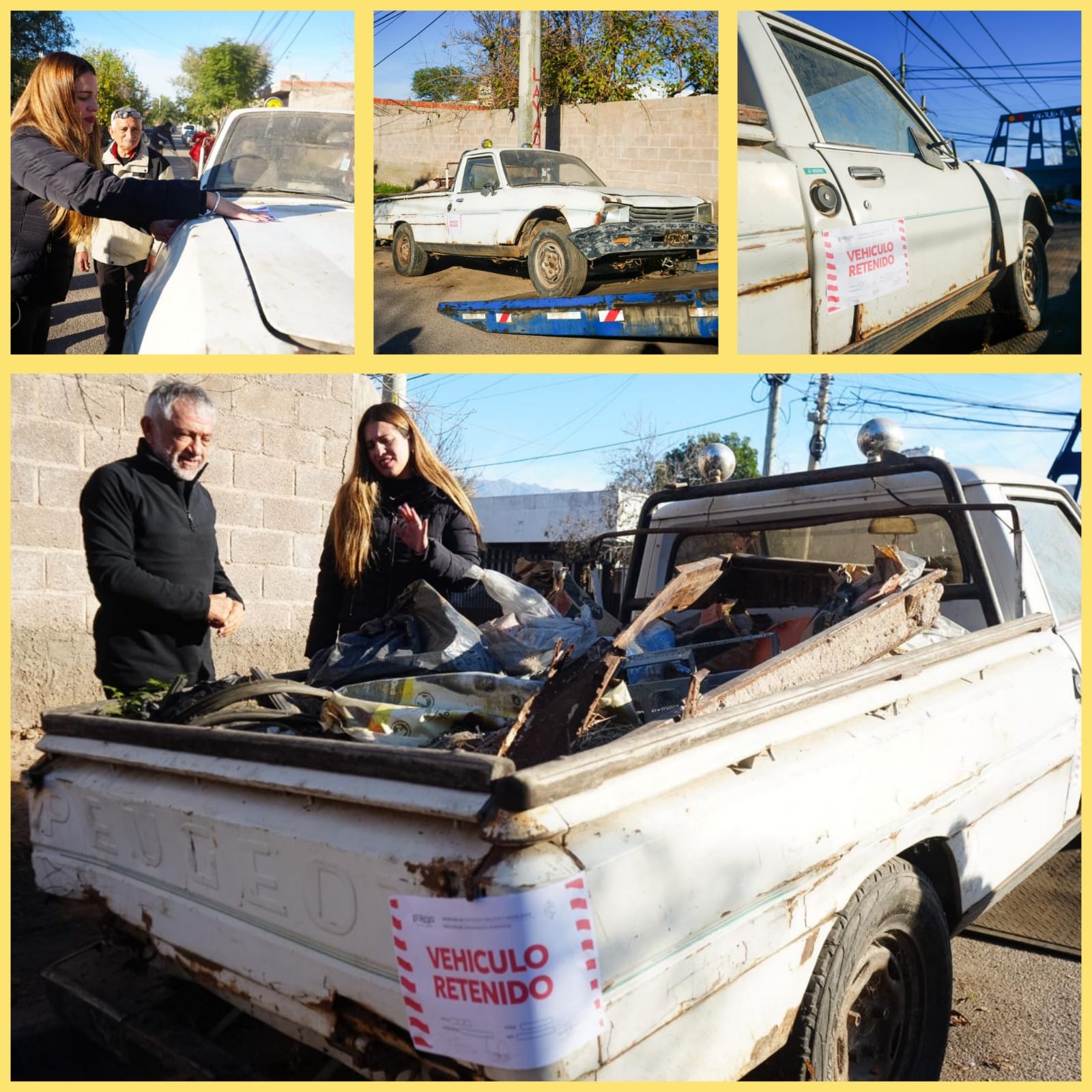 RETIRAMOS UN VEHICULO ABANDONADO Y ERRADICAMOS UN FOCO INFECCIOSO DE LA V&Iacute;A P&Uacute;BLICA