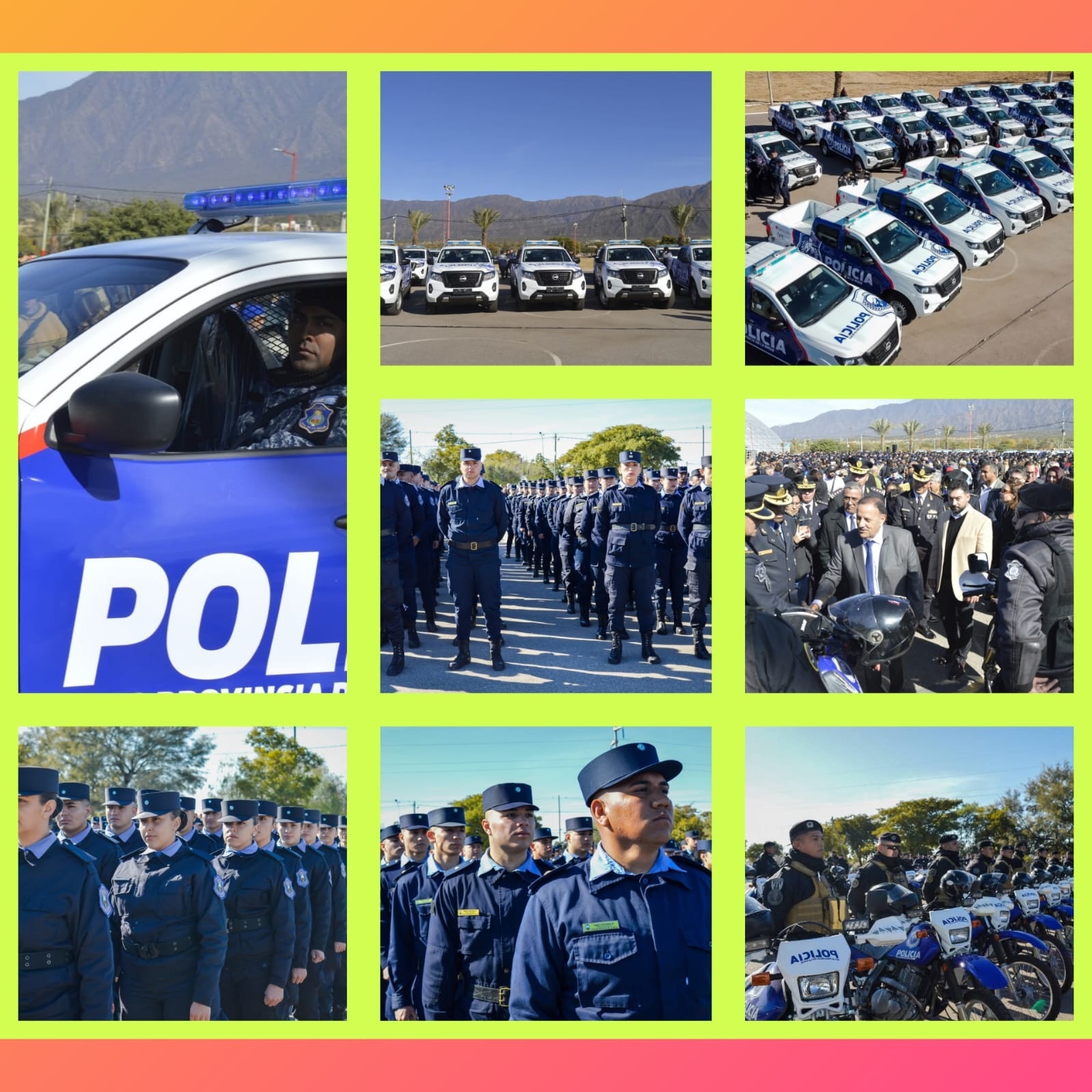 Nombramiento de Nuevos Efectivos Policiales y Entrega de Unidades Móviles en la Policía de La Rioja 