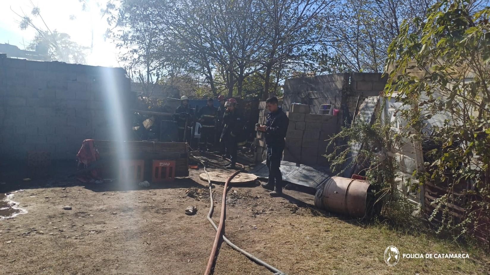 CATAMARCA: Una niña perdió la vida en un voraz incendio