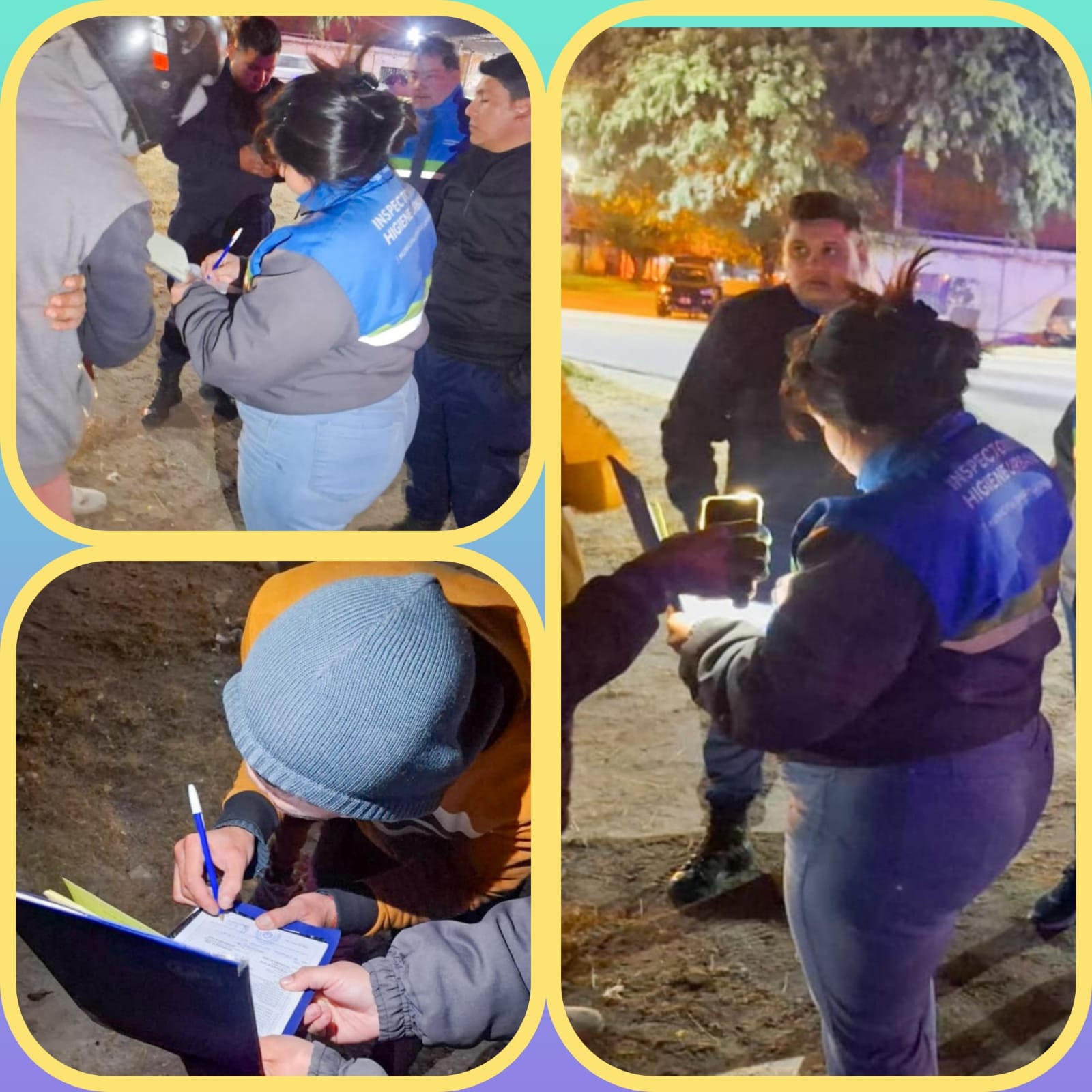 TRABAJO COORDINADO ENTRE LA POLICÍA Y EL MUNICIPIO EN CONTRA DE VECINOS SUCIOS