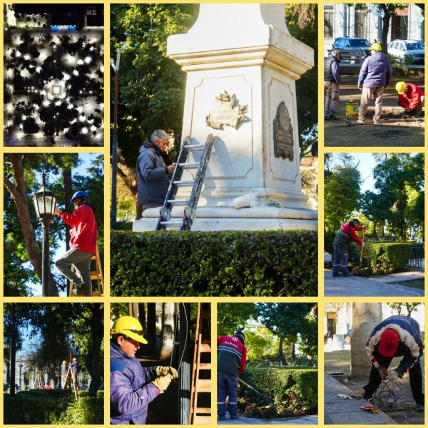 M&Aacute;S LUMINARIAS LED PARA LA PLAZA 9 DE JULIO