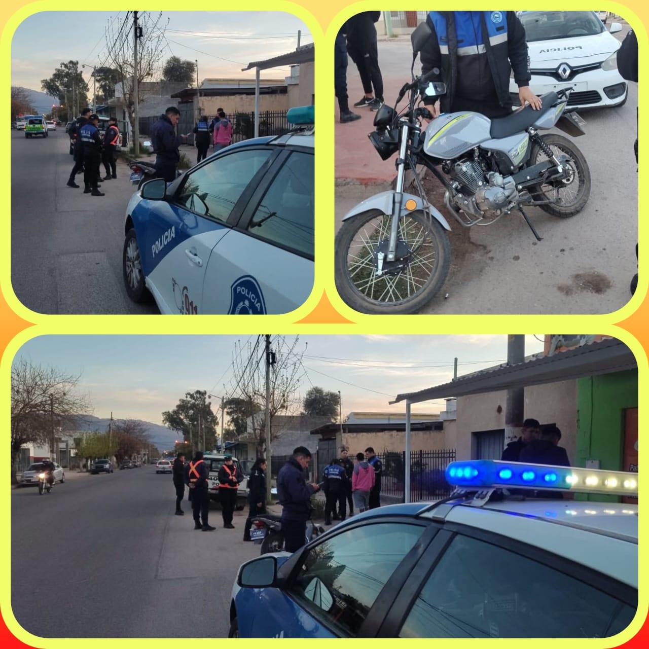 UN JOVEN SE LARGÓ A LLORAR PORQUE SU PADRE LE IBA A PEGAR POR MANEJAR LA MOTO ALCOHOLIZADO