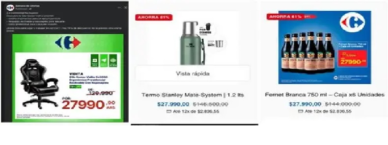Alerta por estafa: promocionan ofertas desde cuentas falsas de un supermercado en redes sociales