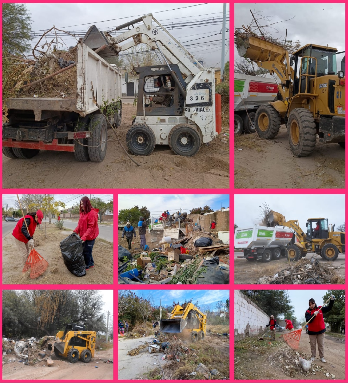 INTENSOS OPERATIVOS DE ERRADICACI&Oacute;N DE BASURALES EN BARRIOS LAS AGAVES, SEMBRADOR Y DIFUNTA CORREA