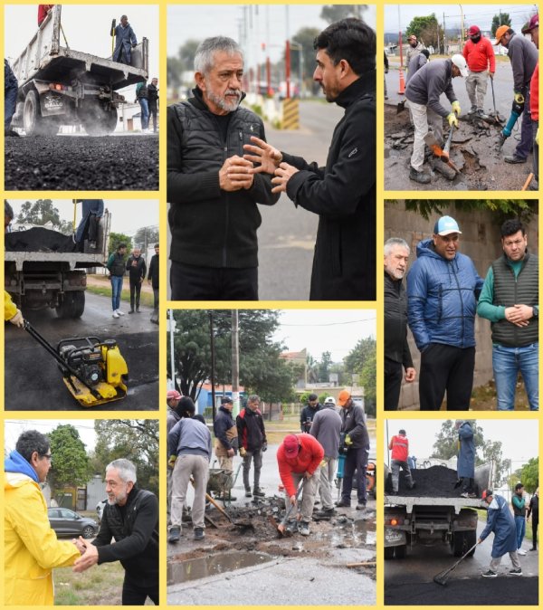 MUNICIPIO Y PROVINCIA TRABAJAN PARA MEJORAR LA TRANSITABILIDAD EN TODA LA CIUDAD