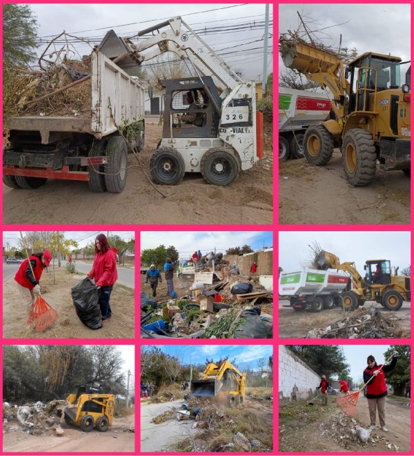 INTENSOS OPERATIVOS DE ERRADICACI&Oacute;N DE BASURALES EN BARRIOS LAS AGAVES, SEMBRADOR Y DIFUNTA CORREA