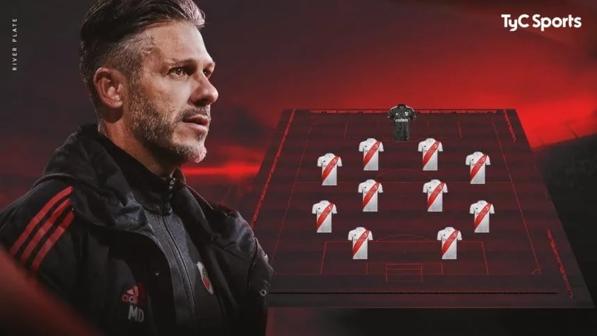 La formación de River vs. Vélez