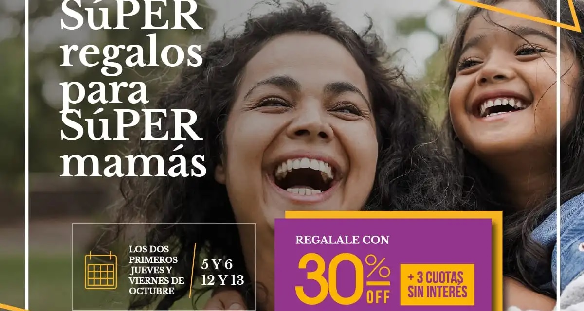 Te Súper Banco Día de la Madre: hoy se podrá ahorrar hasta $7000 en los regalos del día de la madre