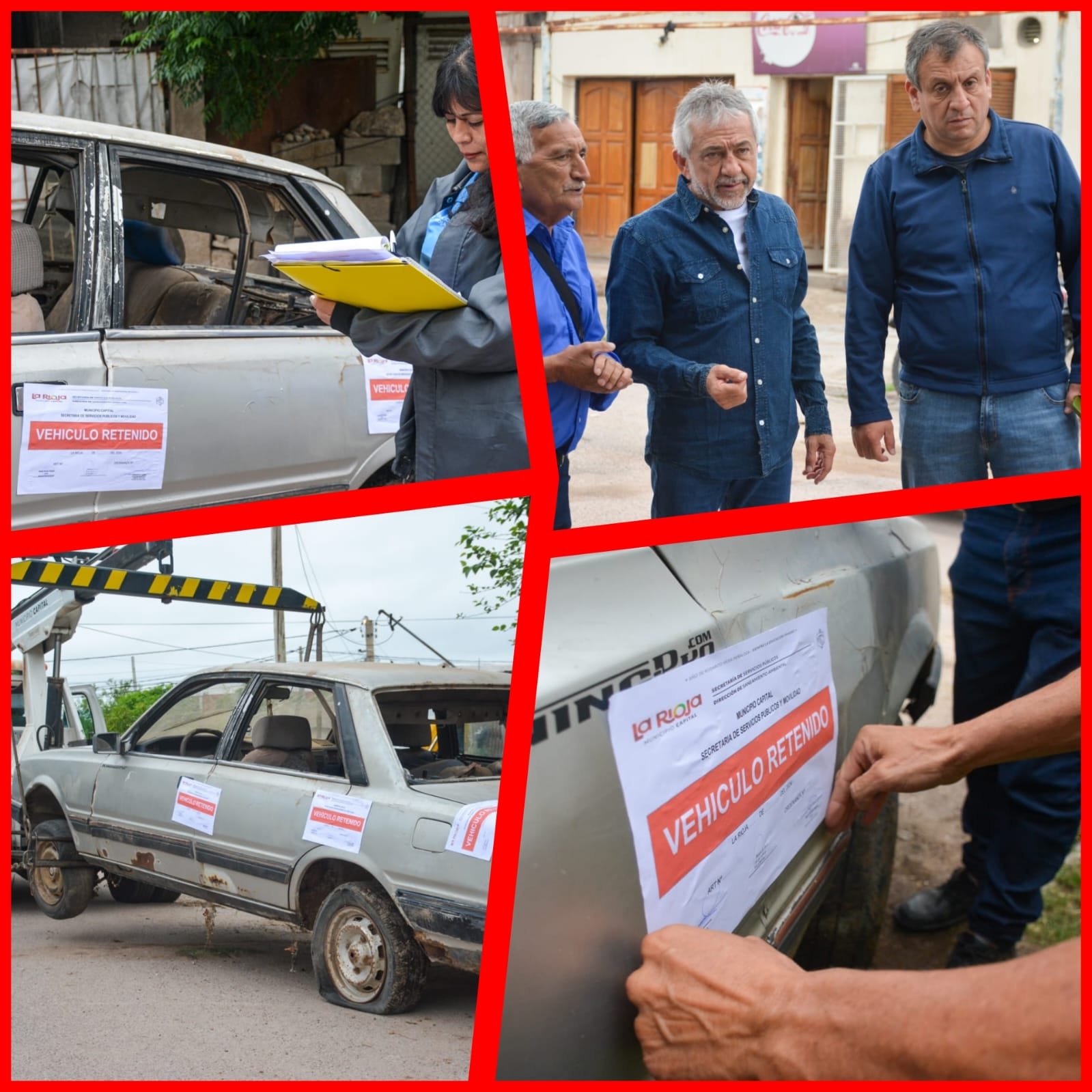 EL MUNICIPIO CAPITAL RETIRA MÁS AUTOS ABANDONADOS DE LA VÍA PÚBLICA