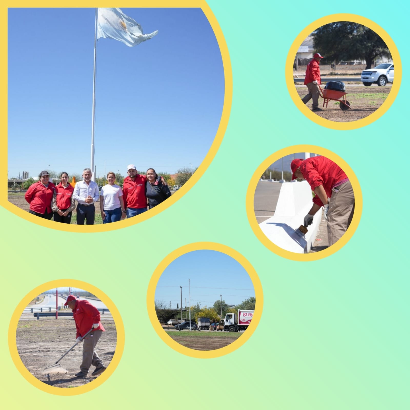 EL MUNICIPIO RECUPERA LAS ROTONDAS DE ACCESO A LA CIUDAD 