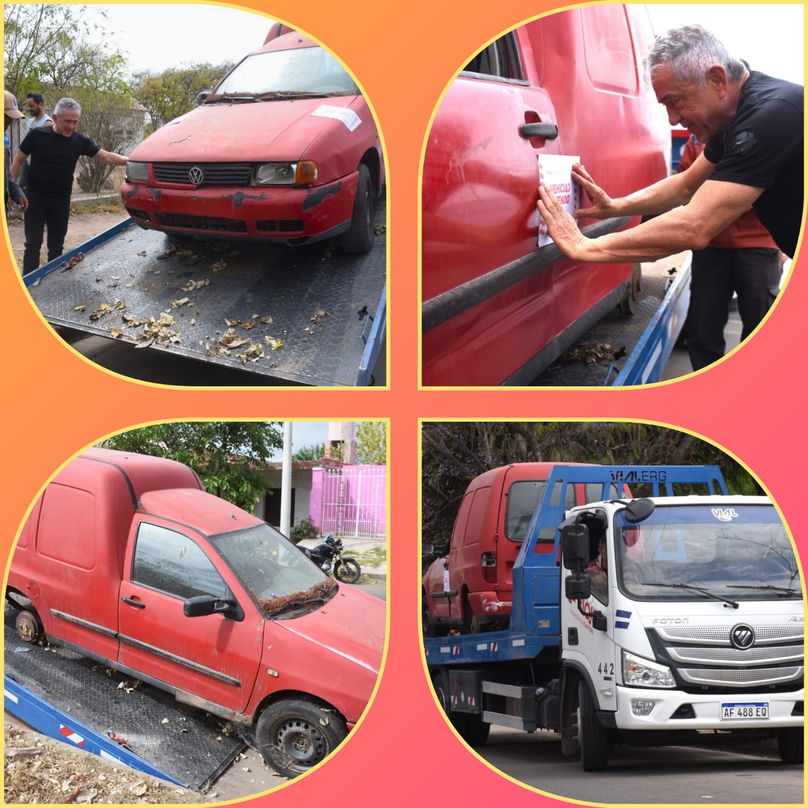 RIOJA LIMPIA, RIOJA LINDA: EL MUNICIPIO SIGUE LEVANTANDO CHATARRA EN LA CIUDAD