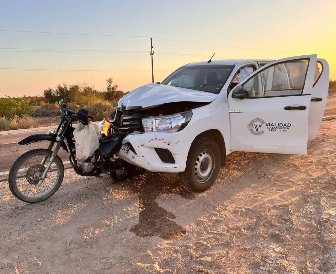 AIMOGASTA: Vehículo oficial protagonizó un siniestro vial fatal donde pierde la vida un Riojano