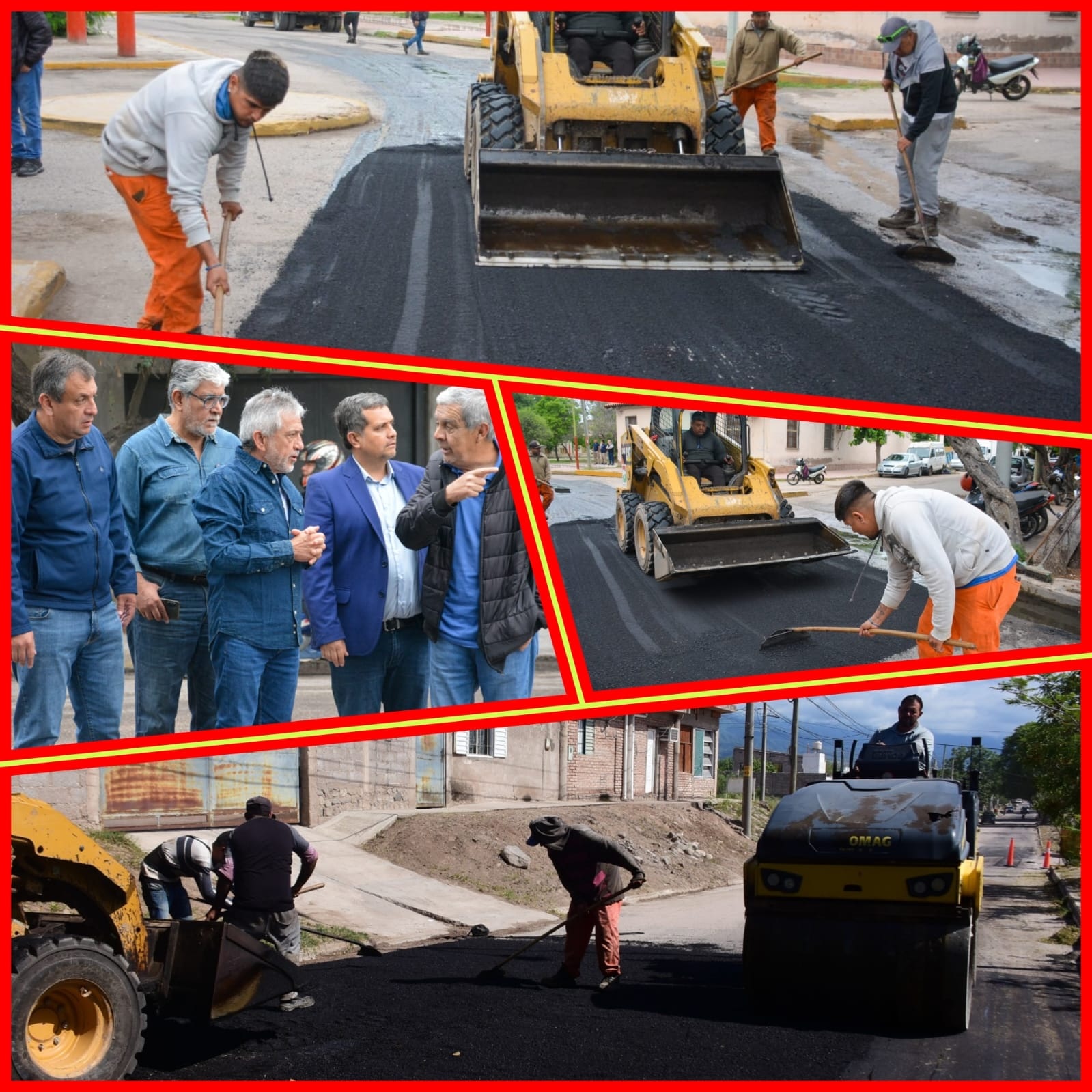 Avanzan Trabajos de Bacheo en Calles del Barrio Hospital Sector 1