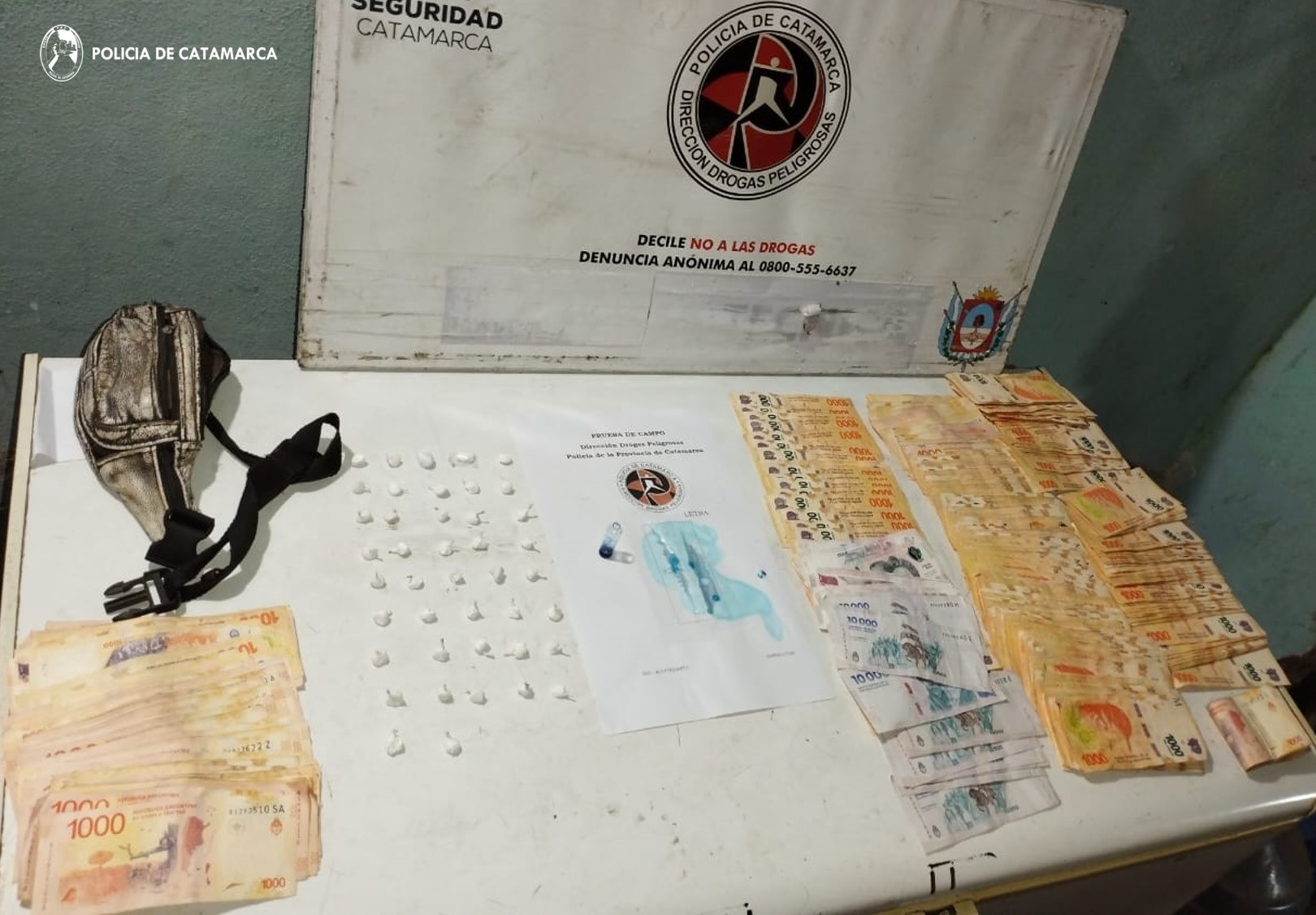 CATAMARCA: Procedimientos antidrogas, Detienen a cuatro personas