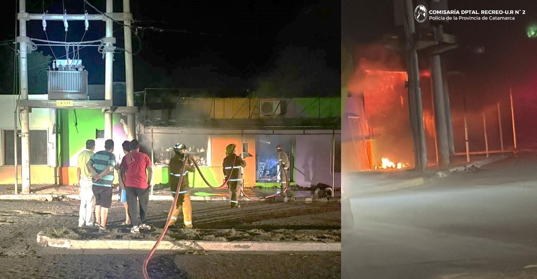 CATAMARCA: Voraz incendio en un local comercial