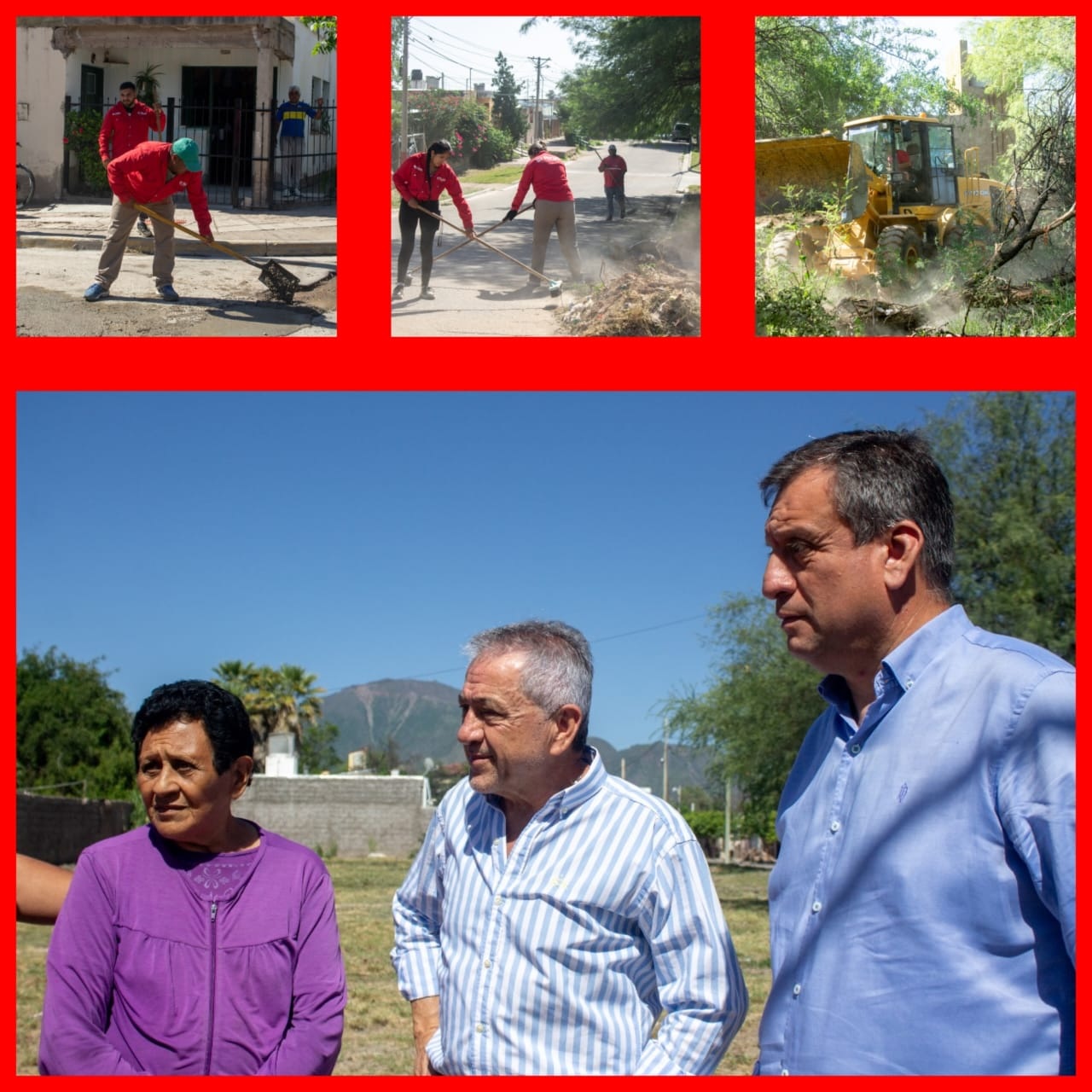 El Municipio avanza en la erradicación de basurales en los Barrios 4 de Junio y Alta Rioja.