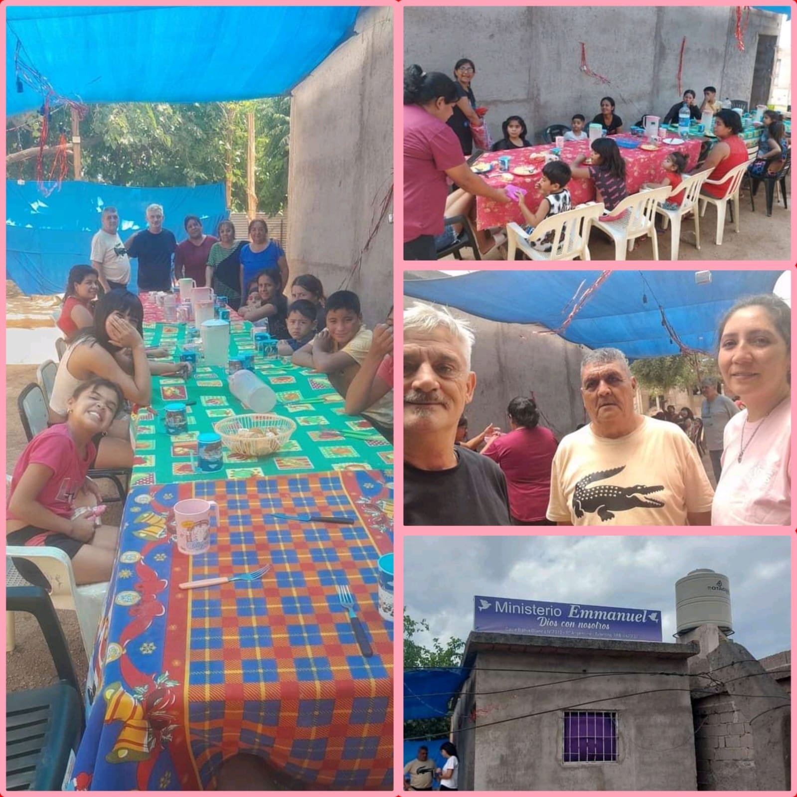 Cierre anual del Comedor Comunitario de la Iglesia Evangélica Emmanuel en barrio Argentino