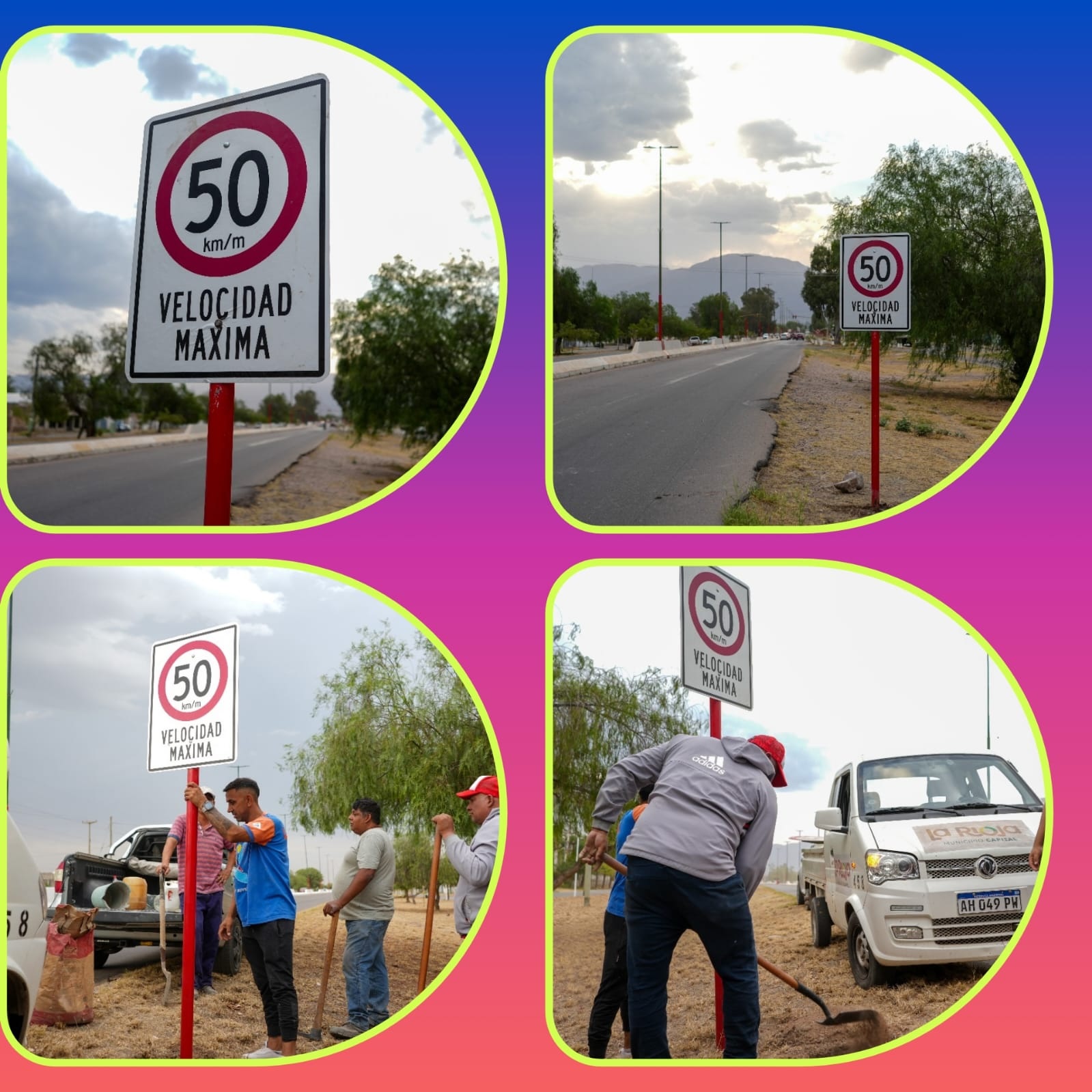 ORDEN EN LA CIUDAD: SE COLOCARON NUEVAS SEÑALES VIALES EN ZONA ESTE